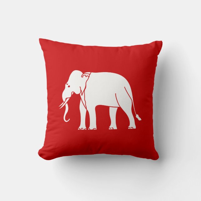 Siamese Elephant Kissen (Vorderseite)
