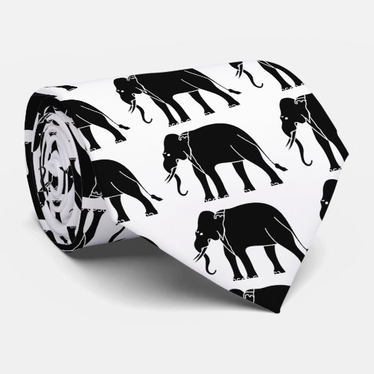 Siamese Elephant Krawatte (Gerollt)