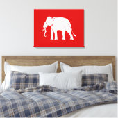 Siamese Elephant Leinwanddruck (Insitu (Schlafzimmer))