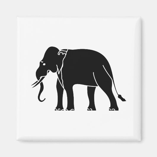 Siamese Elephant Magnet (Vorne)