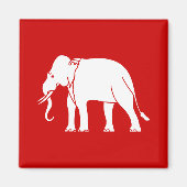 Siamese Elephant Magnet (Vorne)