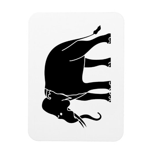 Siamese Elephant Magnet (Vertikal)