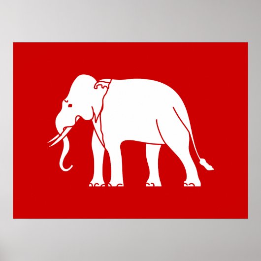 Siamese Elephant Poster (Vorne)