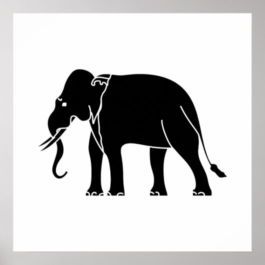 Siamese Elephant Poster (Vorne)