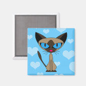 Siamese, falls Sie möchten - Magnet (Vorderseite/Rückseite)