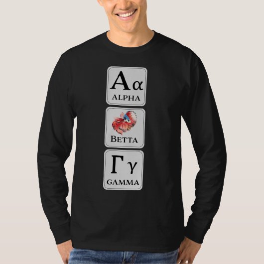 Siamese Fighting Fish Betta Fish 932 T-Shirt (Vorderseite)