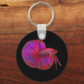 Siamese Fighting Fish Betta Schlüsselanhänger (Vorderseite)