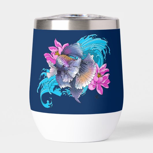 Siamese Fighting Fish Floral (Vorderseite)