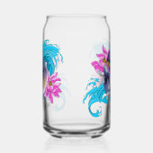 Siamese Fighting Fish Floral Dosenglas (Links)
