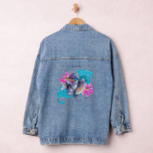 Siamese Fighting Fish Floral Jeansjacke (Hangar)