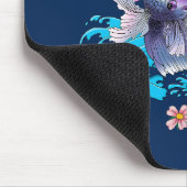 Siamese Fighting Fish Floral Mousepad (Ecke)