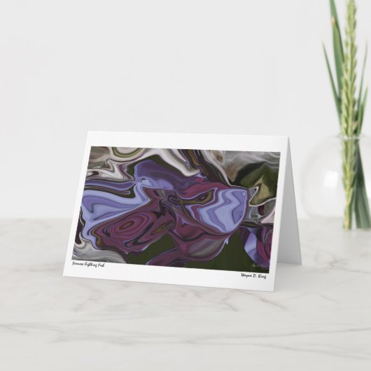 Siamese Fighting Fish Karte (Vorderseite)