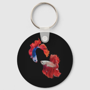 Siamese Fighting Fish Schlüsselanhänger