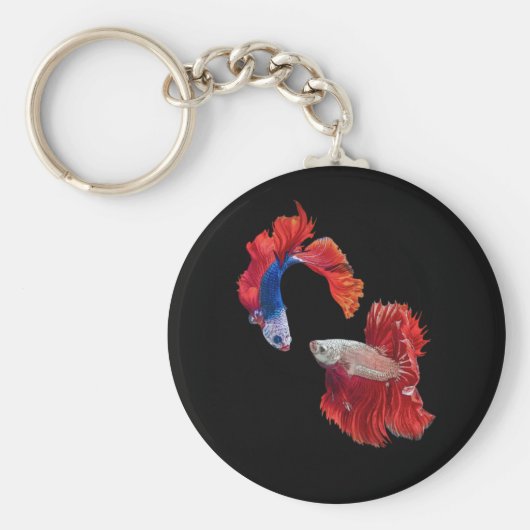 Siamese Fighting Fish Schlüsselanhänger (Vorne)