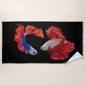Siamese Fighting Fish Strandtuch (Vorderseite)