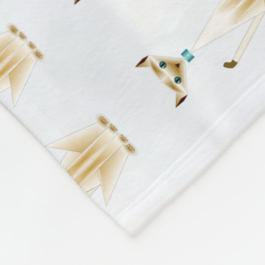 Siamese Fleece Blanket (Ecke)