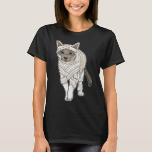 Siamese Halloween Mummy T-Shirt