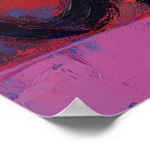 Siamese in Colorstorm - Expressiver impressionisti Poster (Ecke)