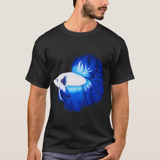 Siamese Kampffisch, Blue Betta Fisch Liebhaber Tee (Vorderseite)