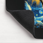 Siamese Katze 2024 Van Gogh Starry Night Siamese K Mousepad (Ecke)