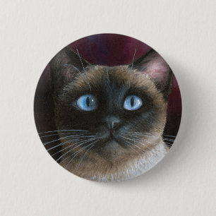 Siamese Katze 548 Button