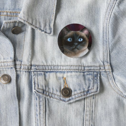 Siamese Katze 548 Button (Beispiel)