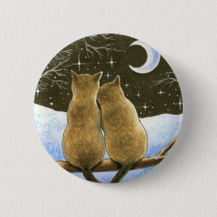 Siamese Katze 584 Button
