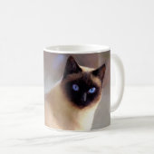 Siamese Katze 613 Kaffeetasse (VorderseiteRechts)