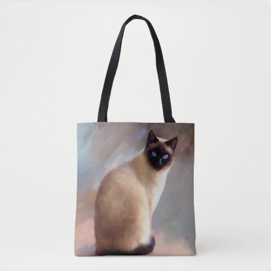 Siamese Katze 613 Tasche (Vorderseite)