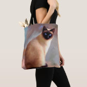 Siamese Katze 613 Tasche (Von Nahem)