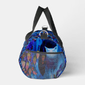 Siamese Katze Abstrakt Personalisiert Duffle Bag (Rechts)