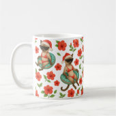 Siamese Katze am Strand zu Weihnachten im Juli Som Kaffeetasse (Links)