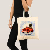 Siamese Katze fährt Auto Tragetasche (Vorderseite (Produkt))