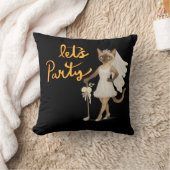 Siamese Katze für Brautparty Golfer Kissen (Decke)