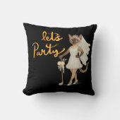 Siamese Katze für Brautparty Golfer Kissen (Vorderseite)
