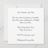 Siamese Katze im Wellness-Center Party Einladung (Rückseite)