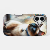Siamese-Katze iPhone 16 Hülle (Rückseite (Horizontal))