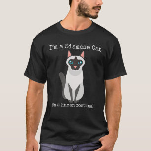 Siamese Katze Kostüm Ich bin eine siamesische Katz T-Shirt