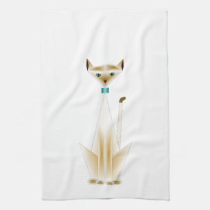Siamese Katze Küchentuch