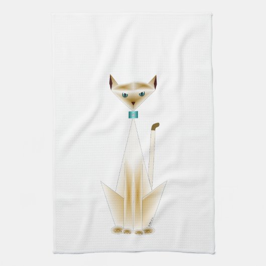 Siamese Katze Küchentuch (Vertikal)