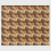 Siamese Katze Personalisiert Geschenkpapier (Flach)