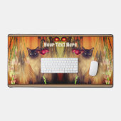 Siamese Katze Personalisiert Schreibtischunterlage (Tastatur & Maus)