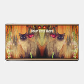 Siamese Katze Personalisiert Schreibtischunterlage (Vorderseite)