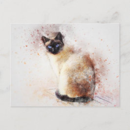 Siamese-Katze Postkarte