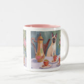 Siamese-Katzen-Kaffeetasse oder Teetasse (VorderseiteRechts)