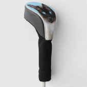 Siamese Katzenmalerei - Niedliche Original Katzenk Golf Headcover (angewinkelt)