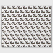Siamese Kittel Geschenkpapier (Flach)