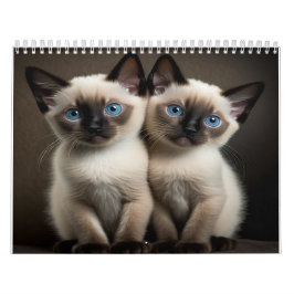 Siamese Kitten Kalender für Katzen Liebhaber