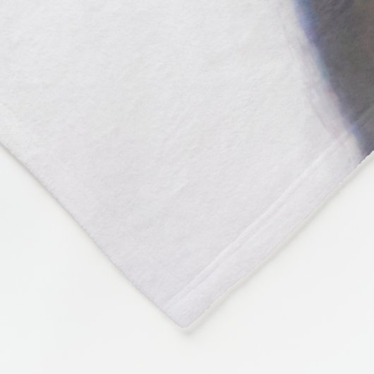 Siamese Kitten Sweetie Face Fleece Blanket (Ecke)