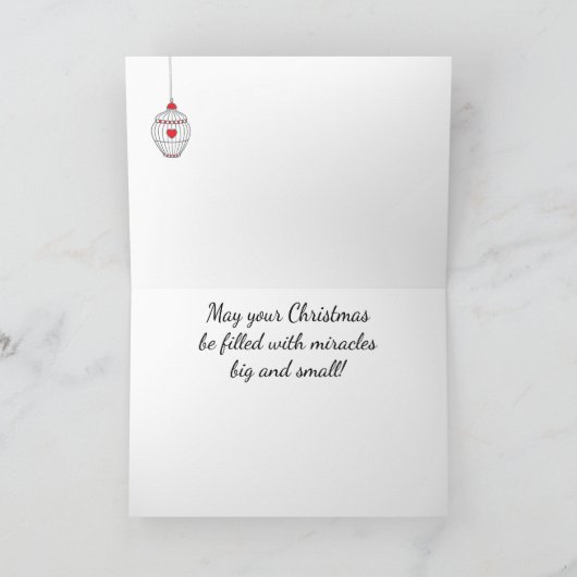 Siamese Kitten Weihnachtskarte Feiertagskarte (Innenseite)